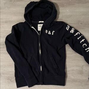 Abercrombie & Fitch Kids Navy Zip-Up Hoodie